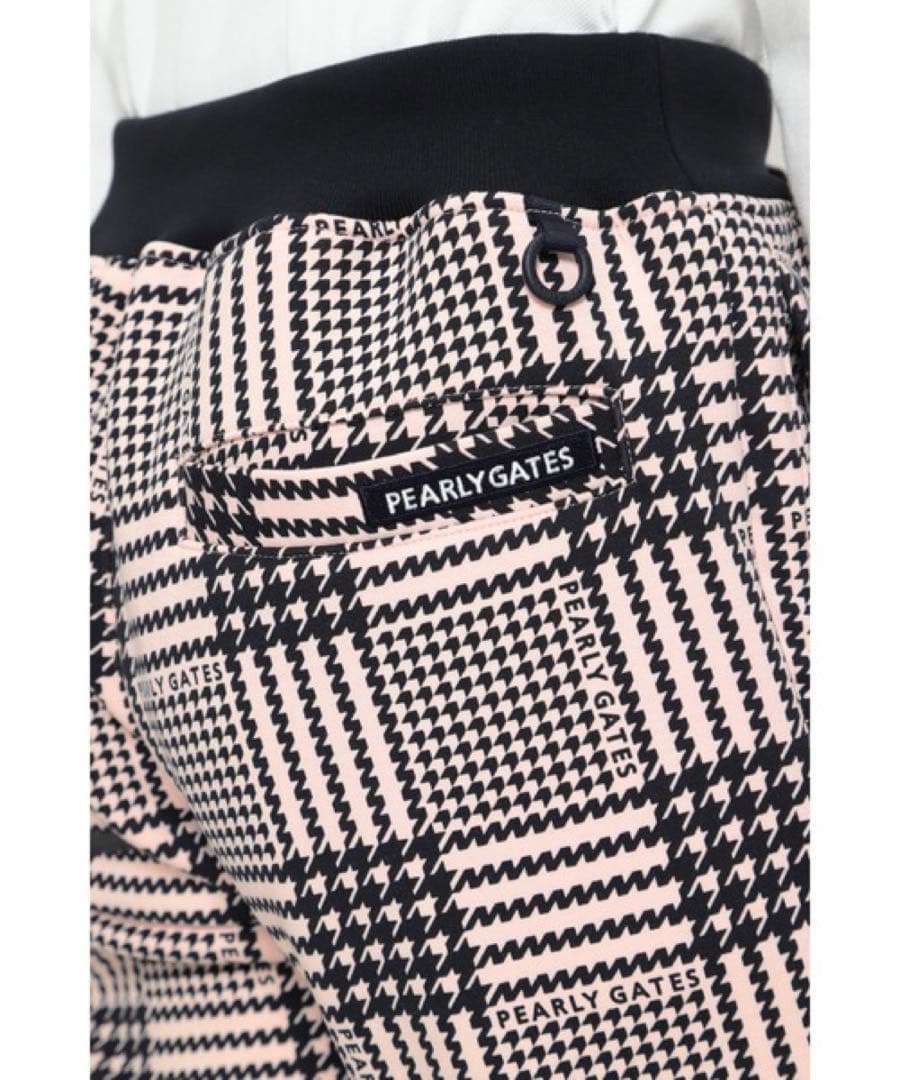 PEARLY GATES NOモノフィラエアクッション ダンボールニットパンツ