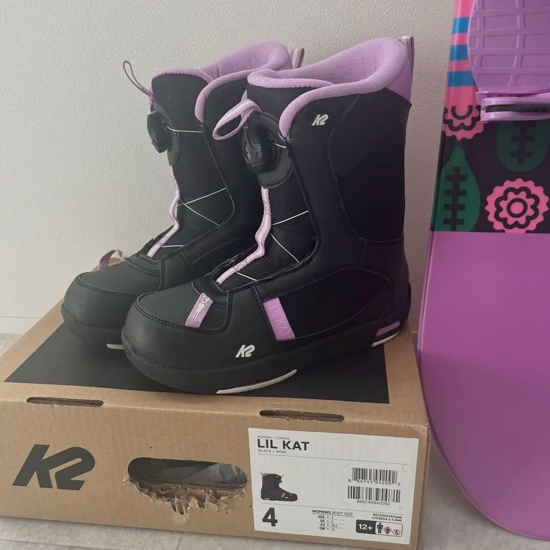 K2✴︎使用3回✴︎LIL KAT スノーボードブーツ 22〜24センチ