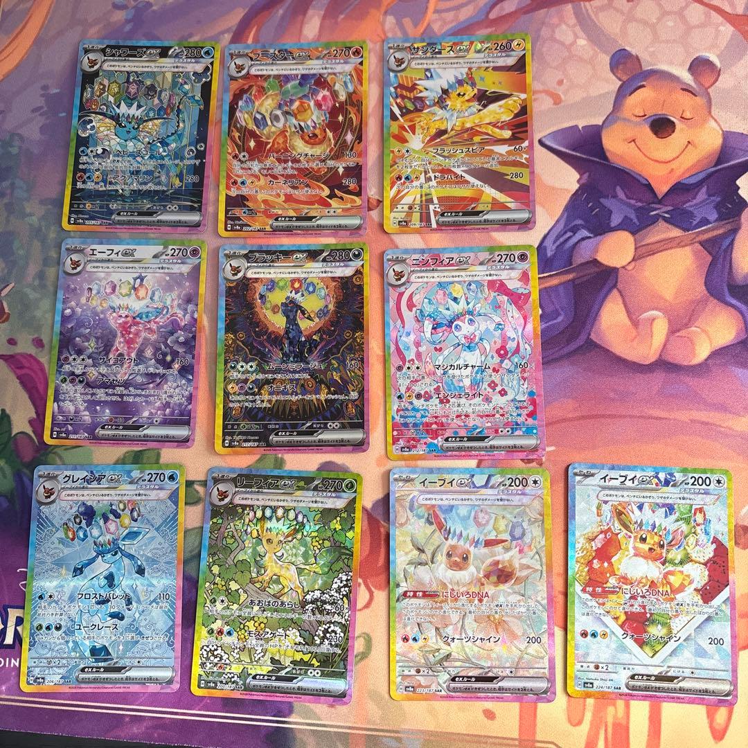 テラスタルフェス　ブイズ　10枚セット　sar ブラッキー