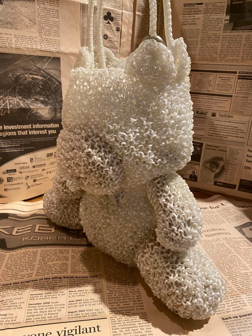 アンテプリマ☆真っ白いクマさんバッグ