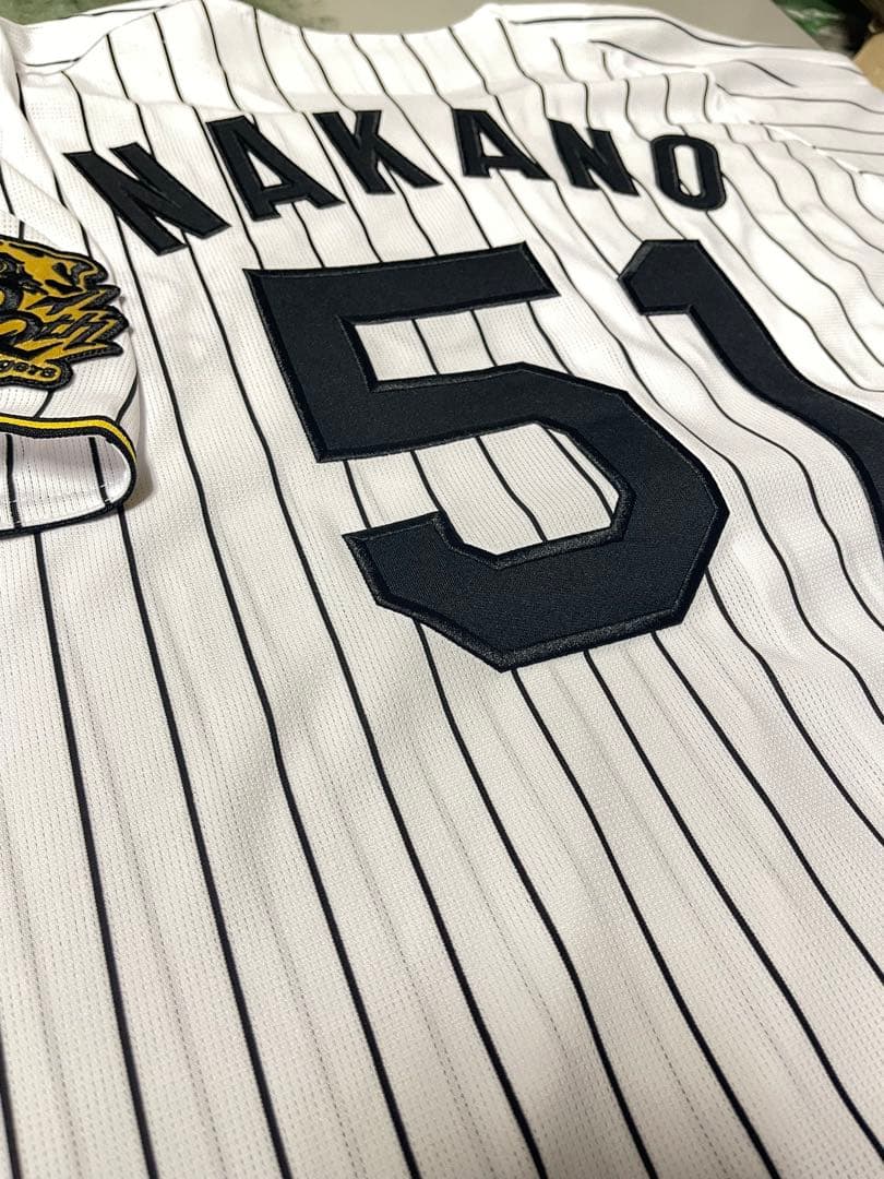 新品未使用 阪神タイガース 中野拓夢 2025 ホームユニフォーム サイズO