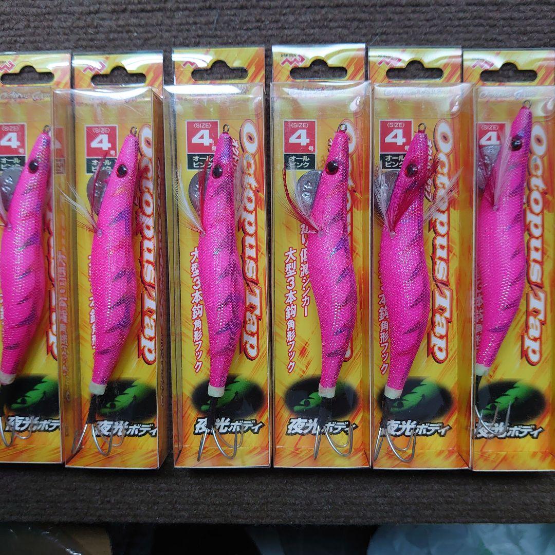 船橋 タコエギ　オクトパスタップ　 4号　ピンク　30本