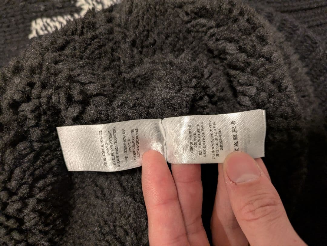 トップス Supreme FauxShearlingLined ZipUp Sweater