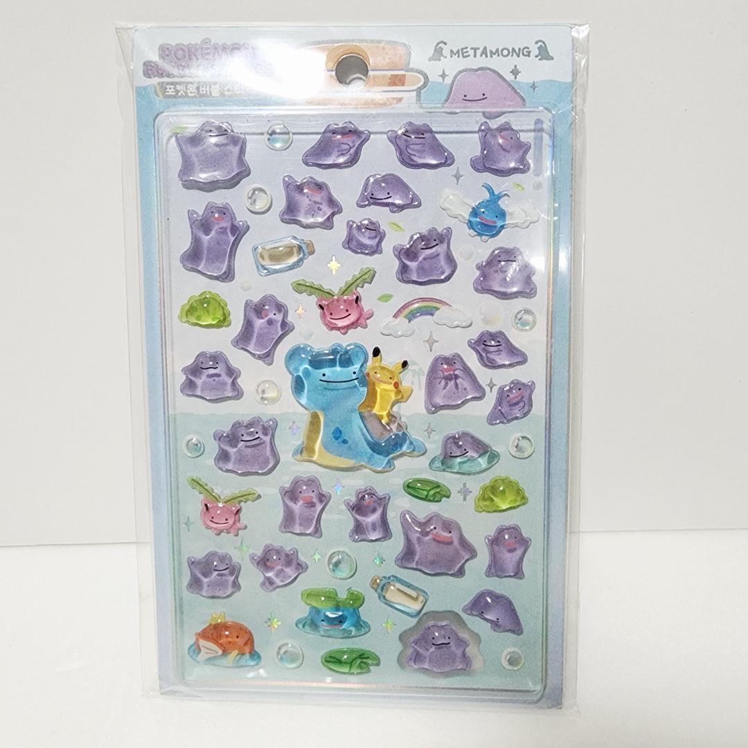 ★ラスト1点★ 韓国 ポケモン ポップアップ メタモン ボンボンドロップシール