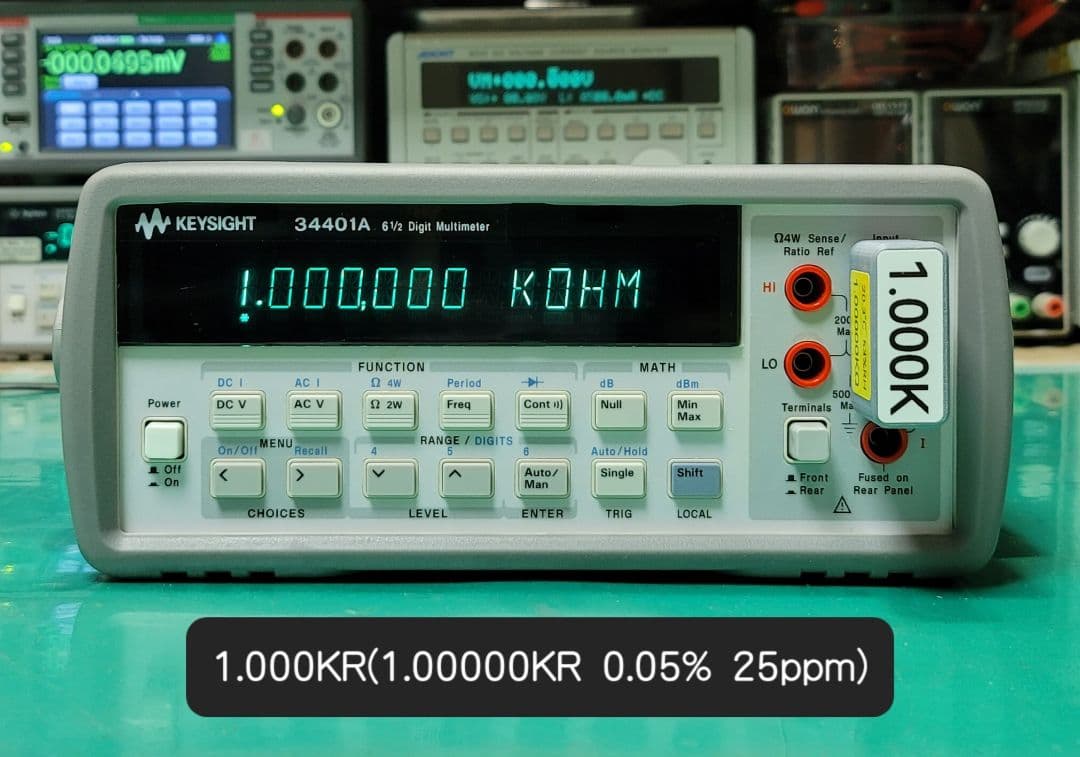 KEYSIGHT/HP 34401A 6.5桁 デジタルマルチメーター