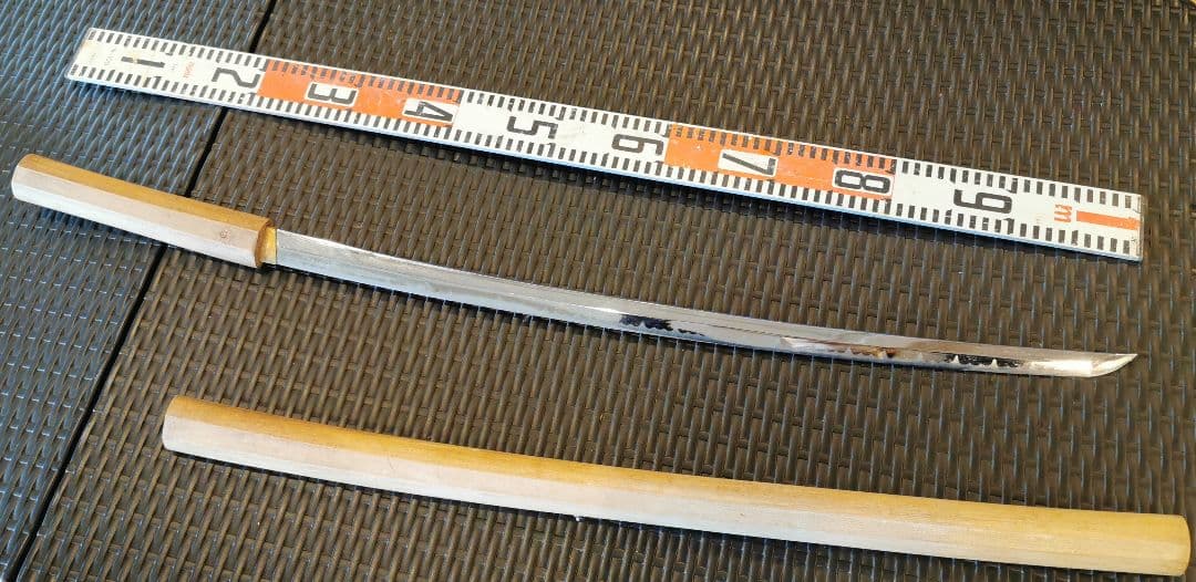 希少品 レア 模造刀 白鞘 大刀 模擬刀 日本刀 全長約103cm 居合練習