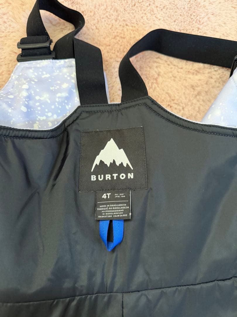 BURTON キッズ スキーウェア 上下セット 雪遊び　スノボ 100-110