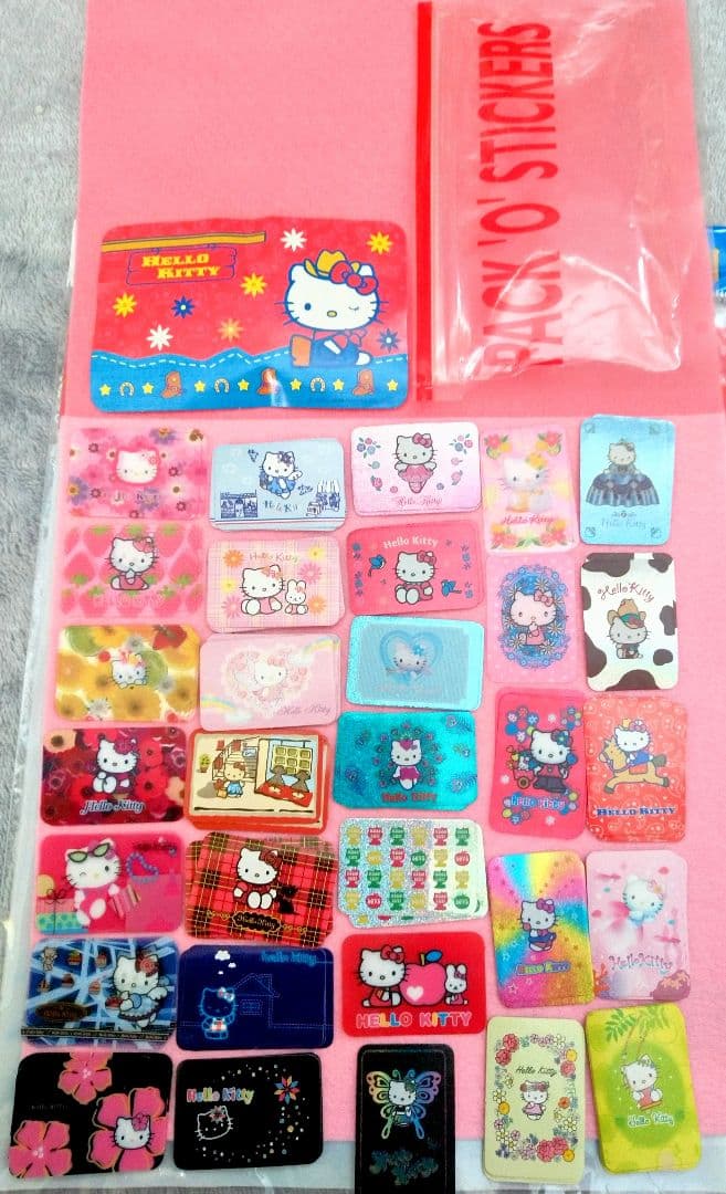 平成レトロ ハローキティ2000年代 フレークシール95枚