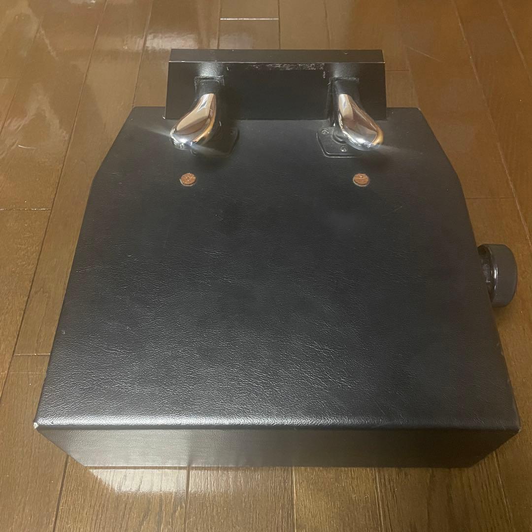 ピアノ　補助ペダル　甲南　KP-DX 黒　無段階ネジ式昇降　コンクール　発表会