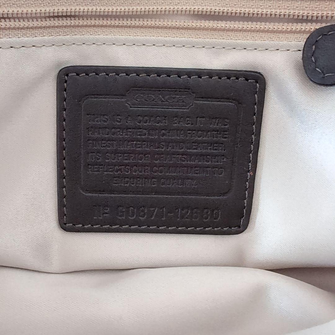 COACH ベージュ ブラウン バッグ
