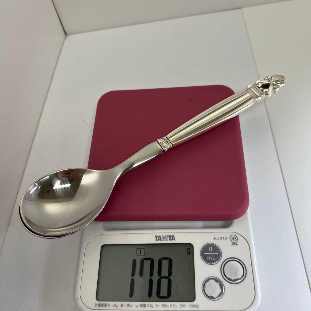 ジョージジェンセン　スプーン2本Sterling178g 東Y7-0917⭐︎2F