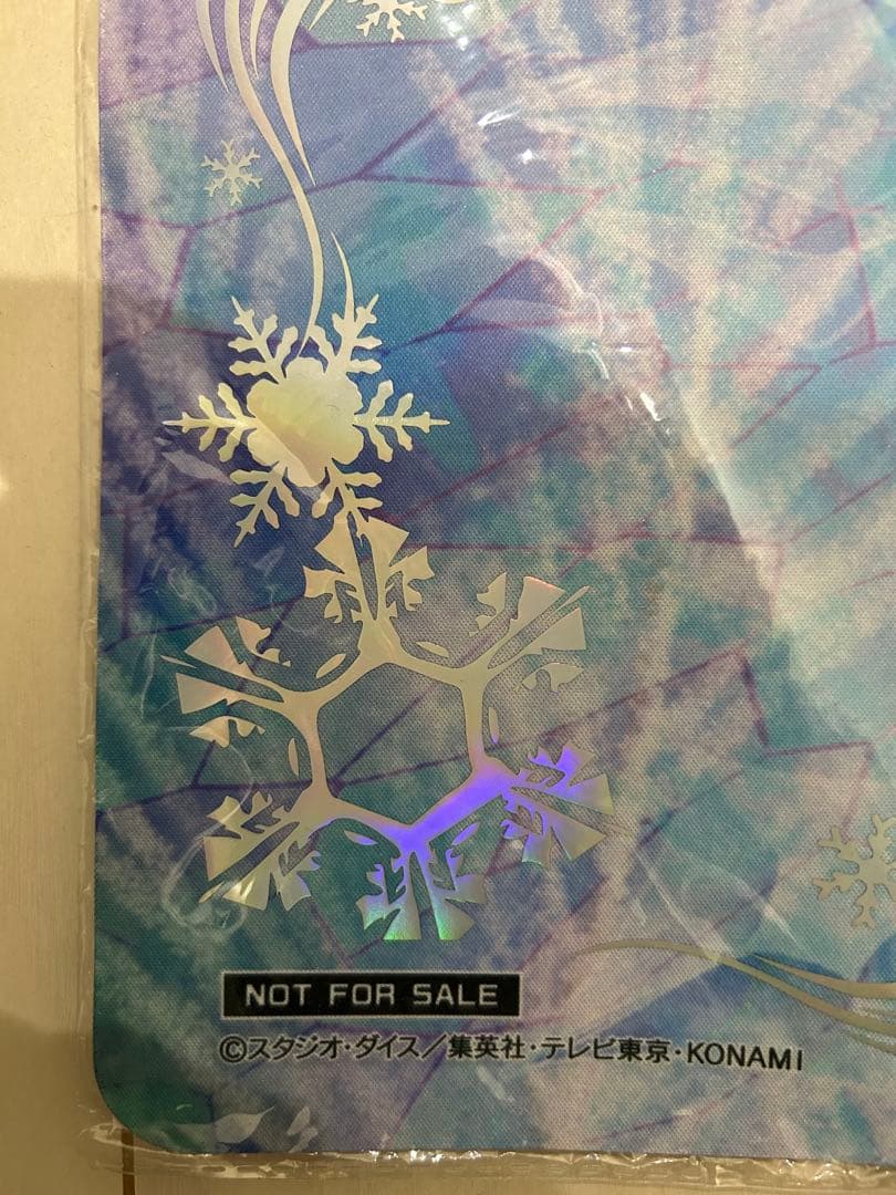 遊戯王　六花聖ティアドロップ プレイマット　限定800枚