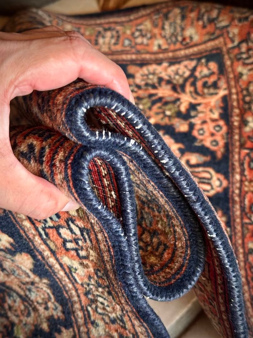 トライバルラグ　ヴィンテージラグ　ペルシャ絨毯　サルーク　ヴィレッジラグ　美品