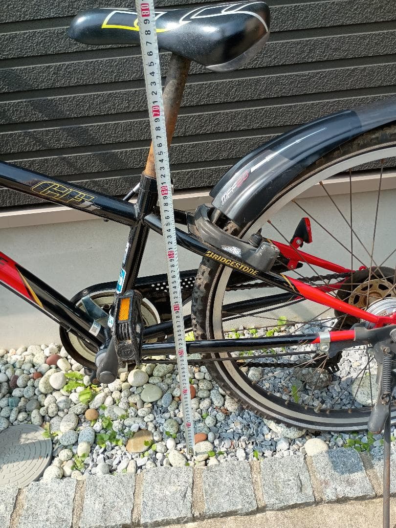 ブリヂストン ジュニア自転車 レッド/ブラック