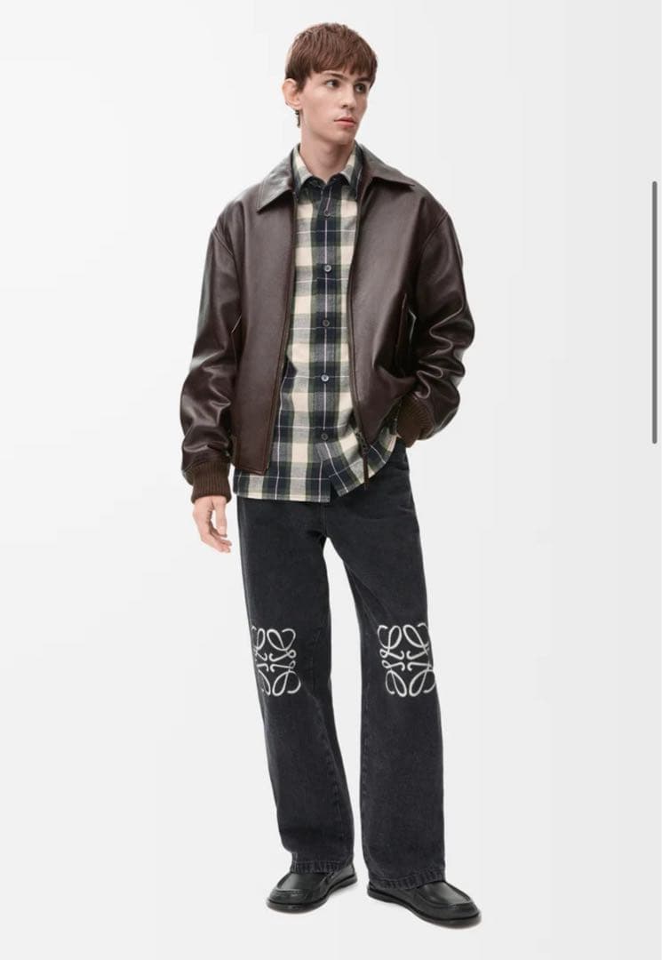 LOEWE アナグラム バギー ジーンズ