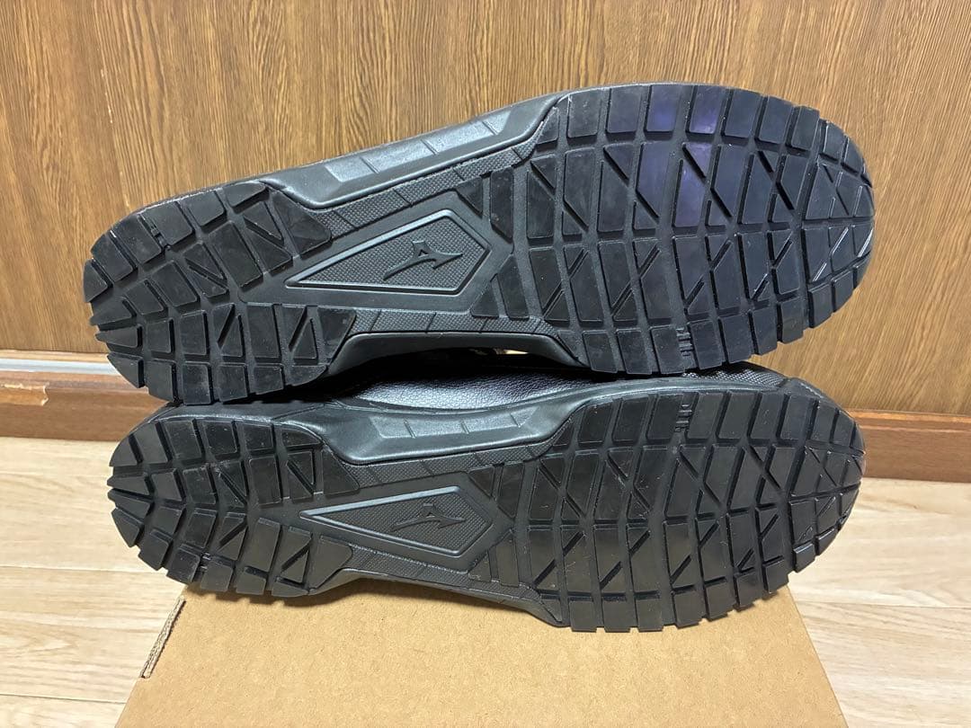 Mizuno 安全靴 黒 ベルクロストラップ