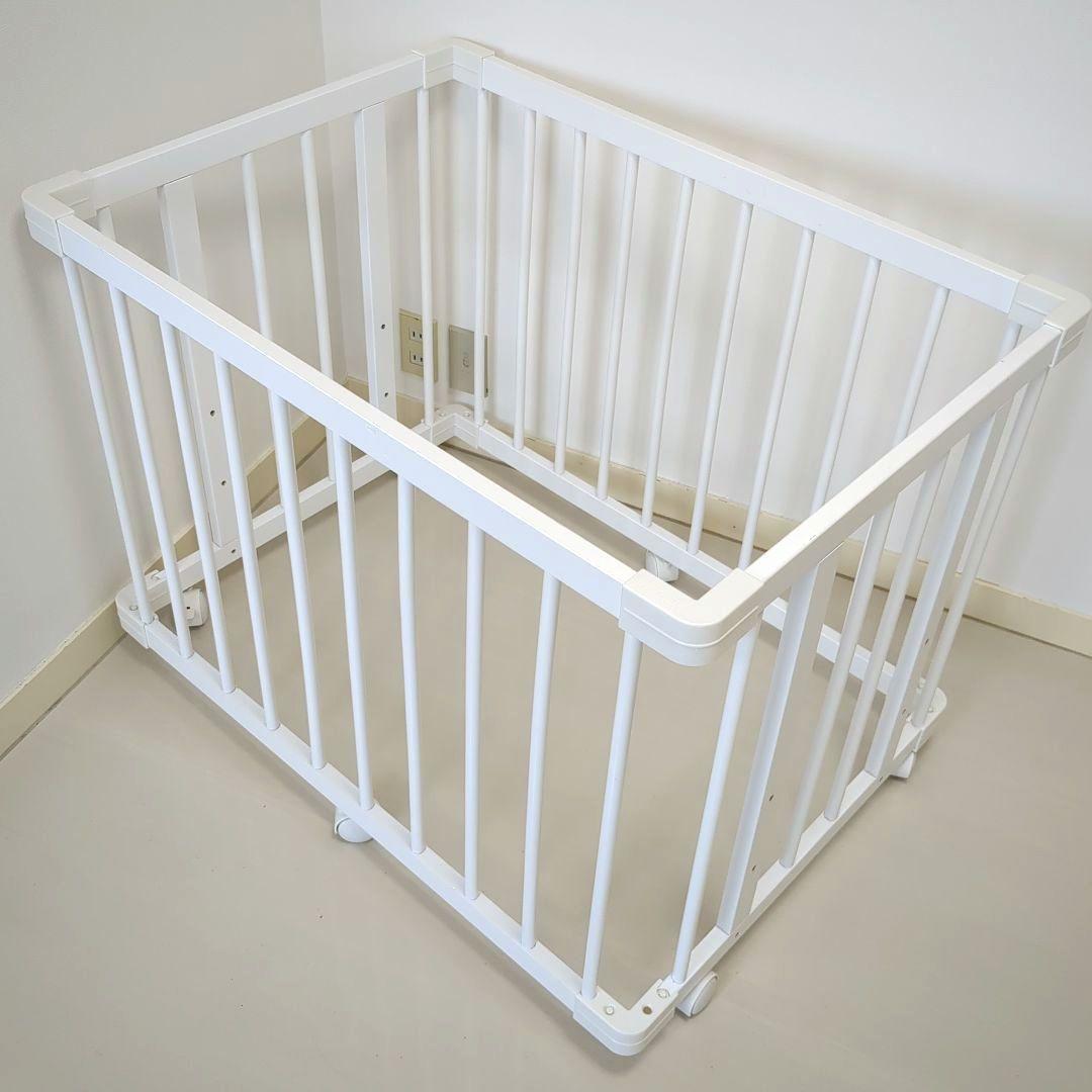 ファルスカ　ミニジョイントベッドNEO　ホワイト　天然木使用