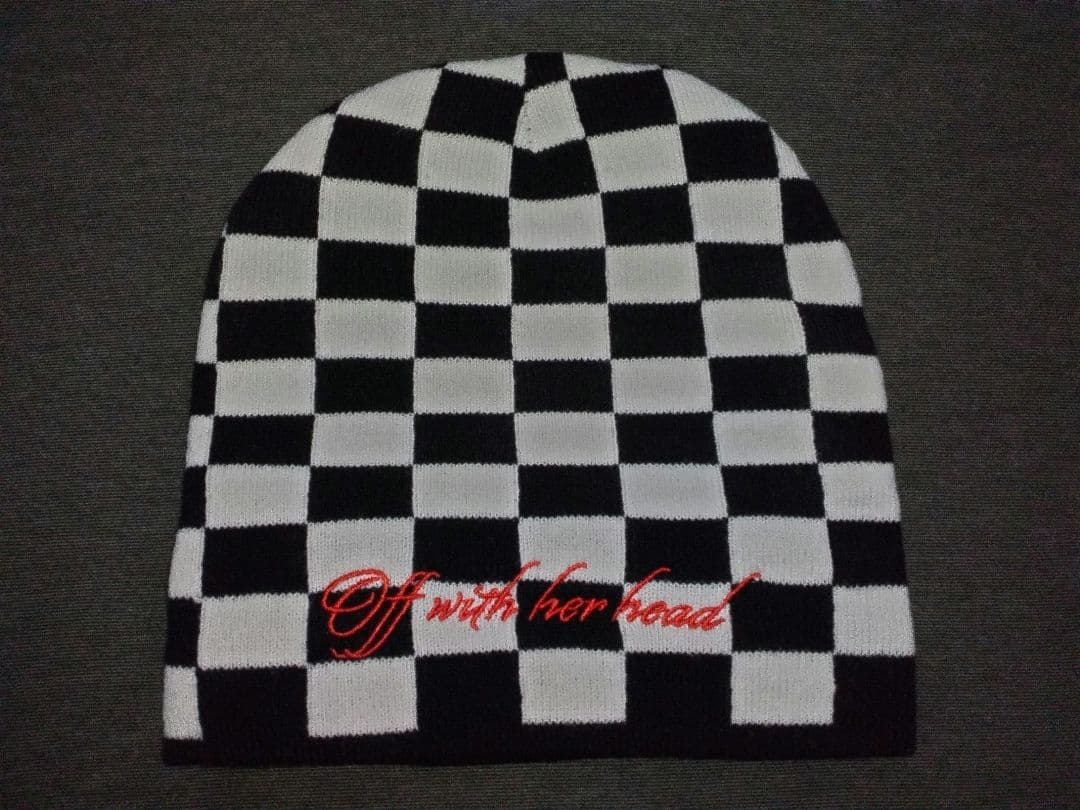 Lady Gaga 2026 The MAYHEM Ball 黒×白 ビーニー