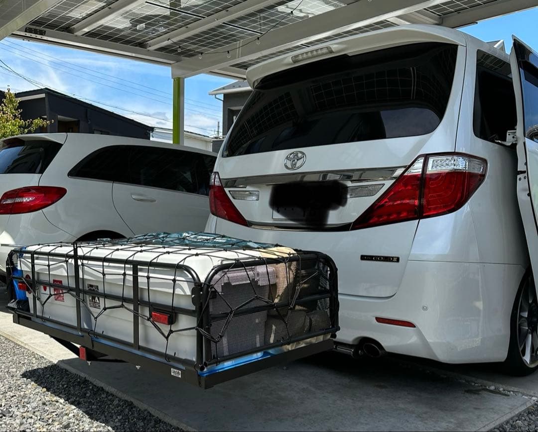 20系アルヴェルSOREX トレーラー用ヒッチ メンバー取り付け金具付き