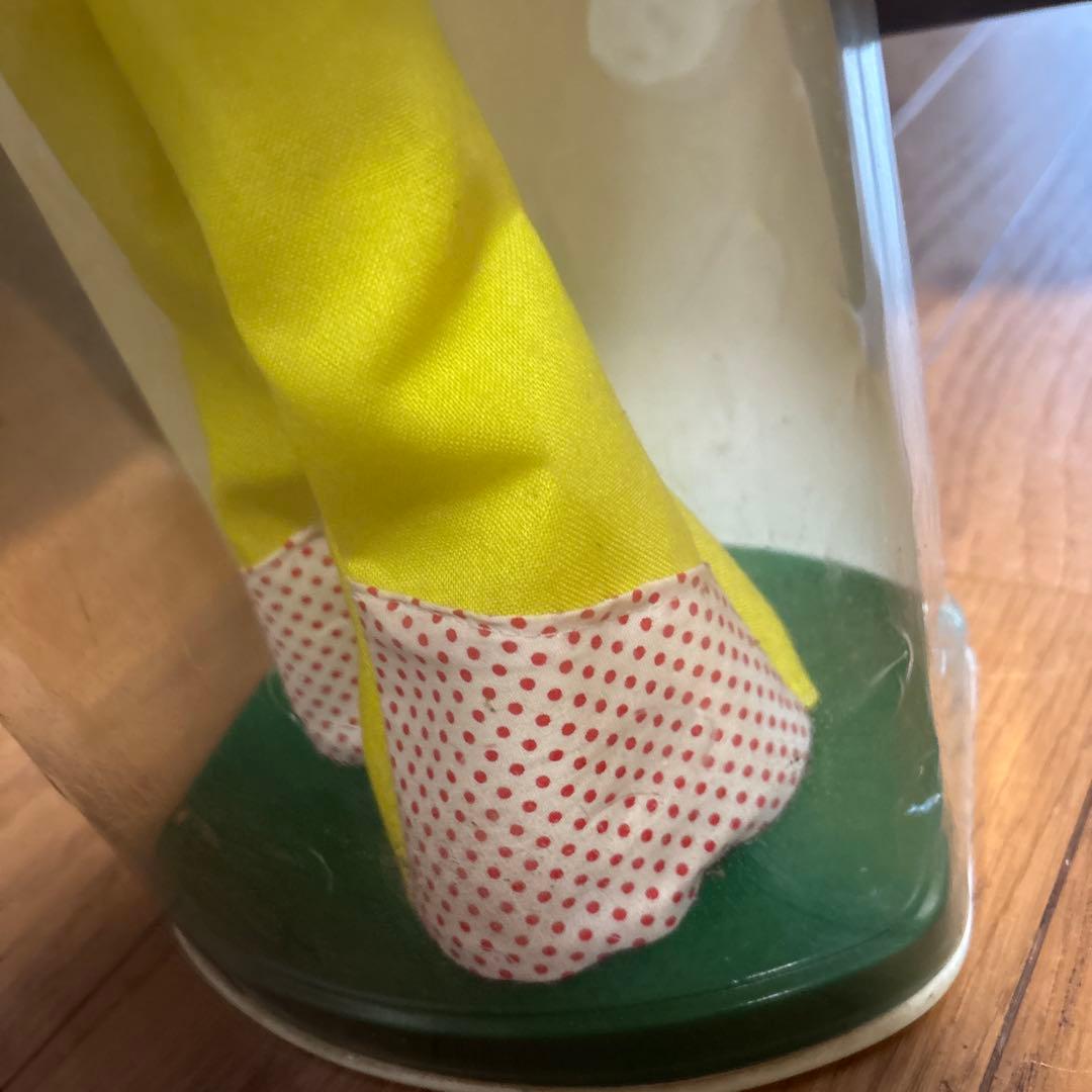 昭和 レトロ ポーズ人形 アンティーク ドール ロングヘア 女の子 飾り ケース