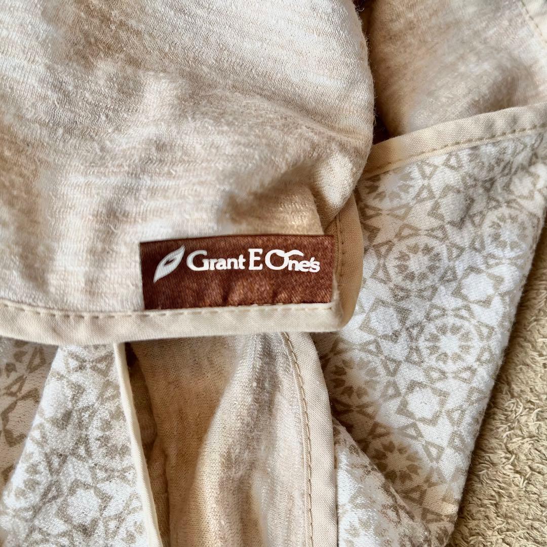 【ベージュ】GrantEOne's ブランケット 全長150cm 温かい 冬