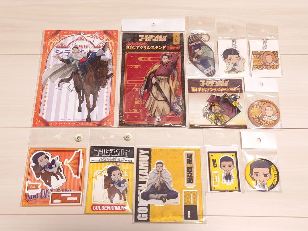 【未開封】ゴールデンカムイ 尾形百之助 グッズ12点まとめて アクリルスタンド等