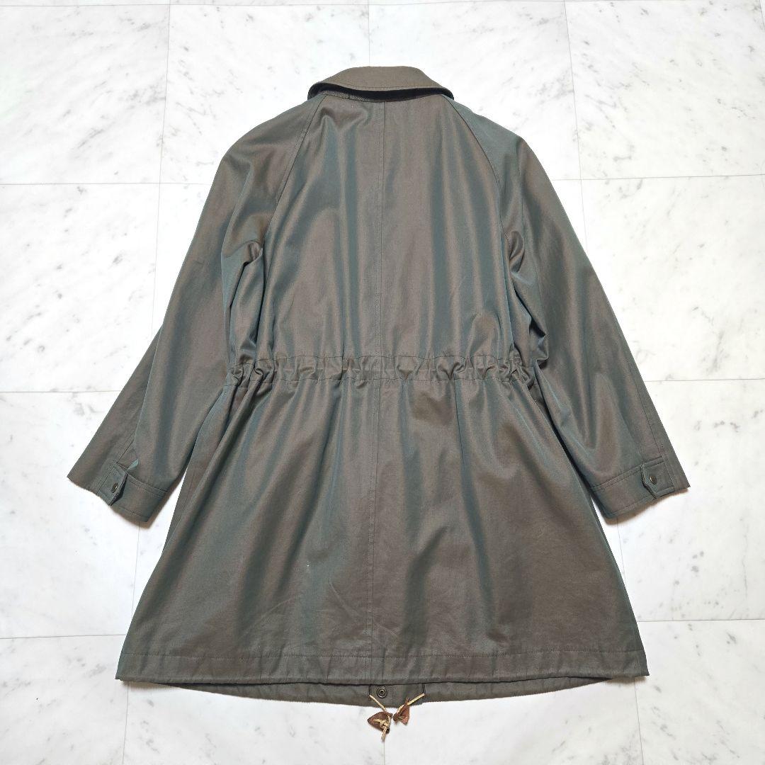 希少★バーバリー プローサム白タグ 玉虫色 モッズコート ライナー