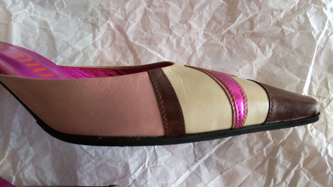 Vintage Miu Miu 稲妻 イナズマ ミュール 37 Y2K 古着