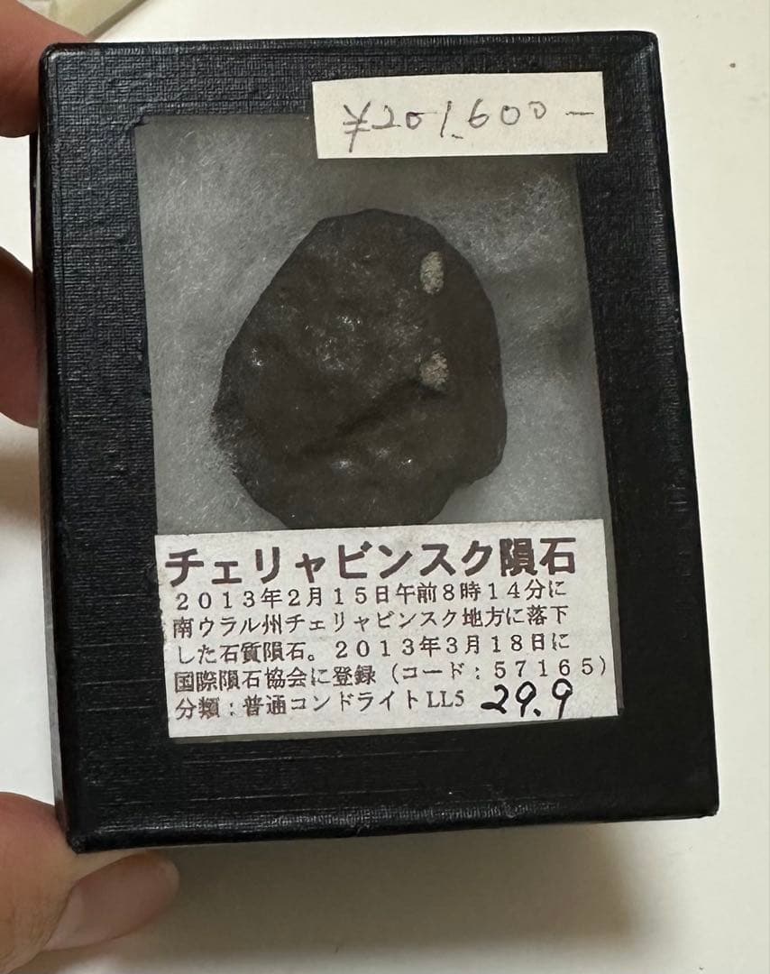 ⑧ チェリャビンスク隕石 29.9g LL5 ロシア隕石　meteorite