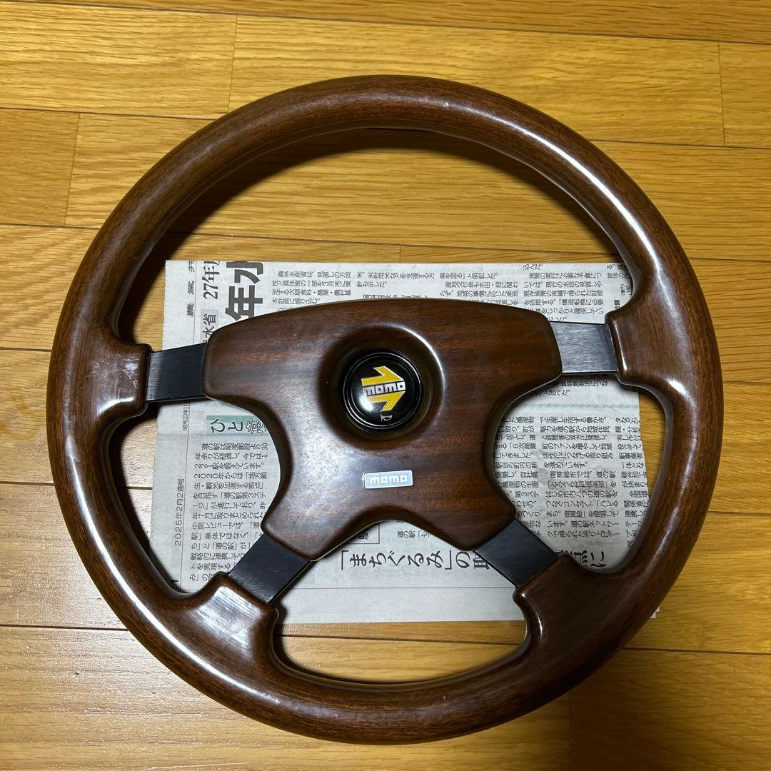 momo ステアリング　モモステ　ウッドステアリング