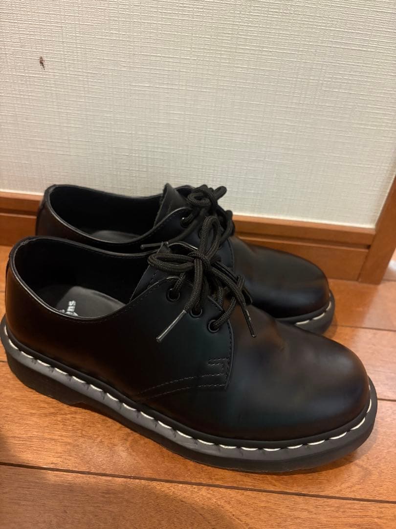 美品✨Dr.Martens 1461 ホワイトステッチ 3 ホール シューズ