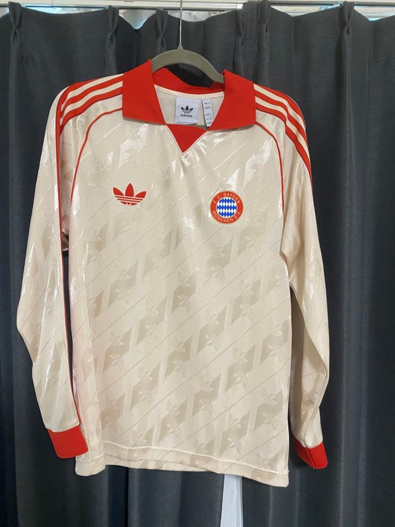 adidas FCバイエルン・ミュンヘン 長袖シャツ M