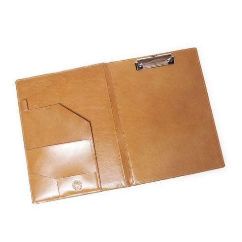 S'FACTORYエスファクトリー A4 レザーバインダーキャメルカウレザー牛革