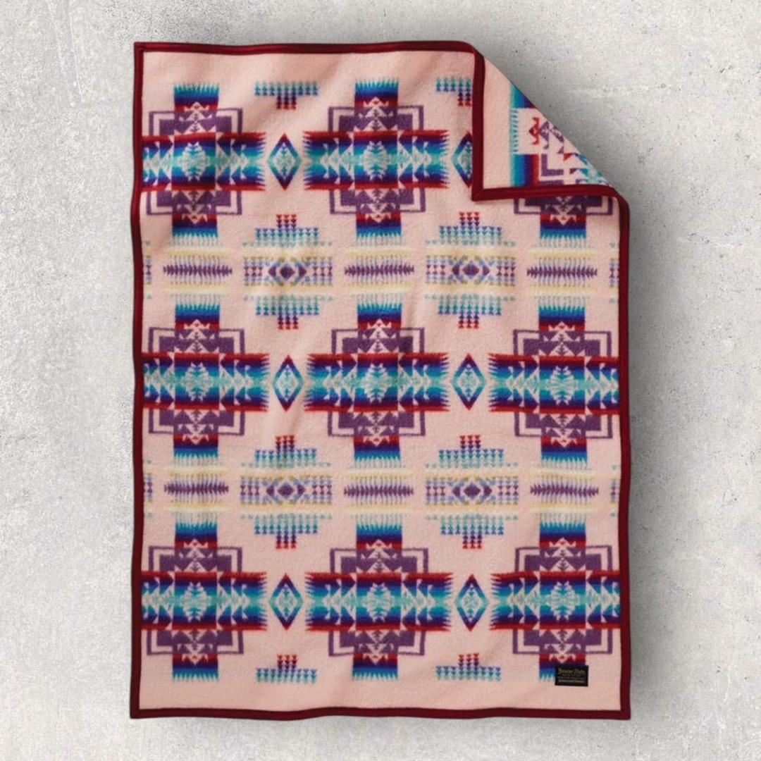 PENDLETON ペンドルトン ムチャチョ ウールブランケット 膝掛け ピンク