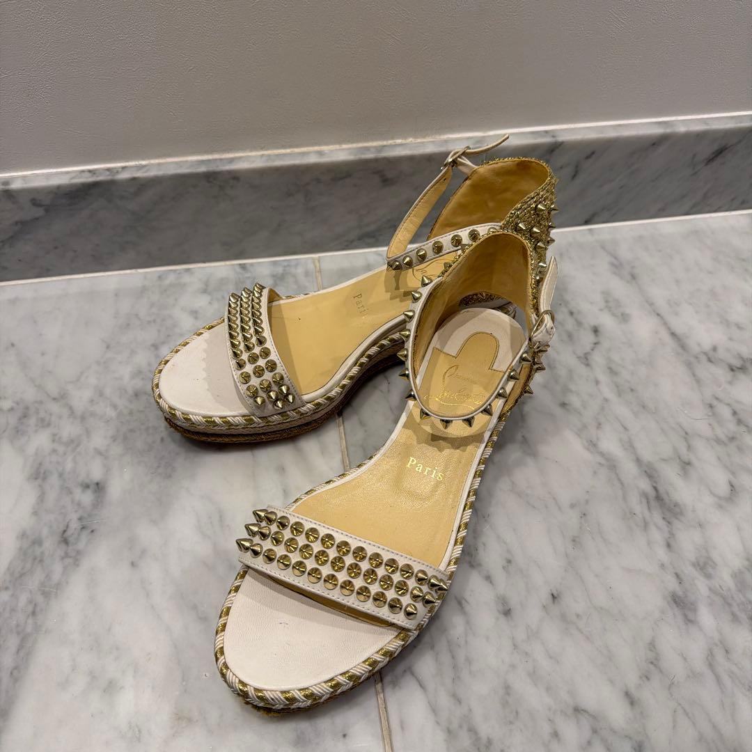 クリスチャンルブタン サンダル 38