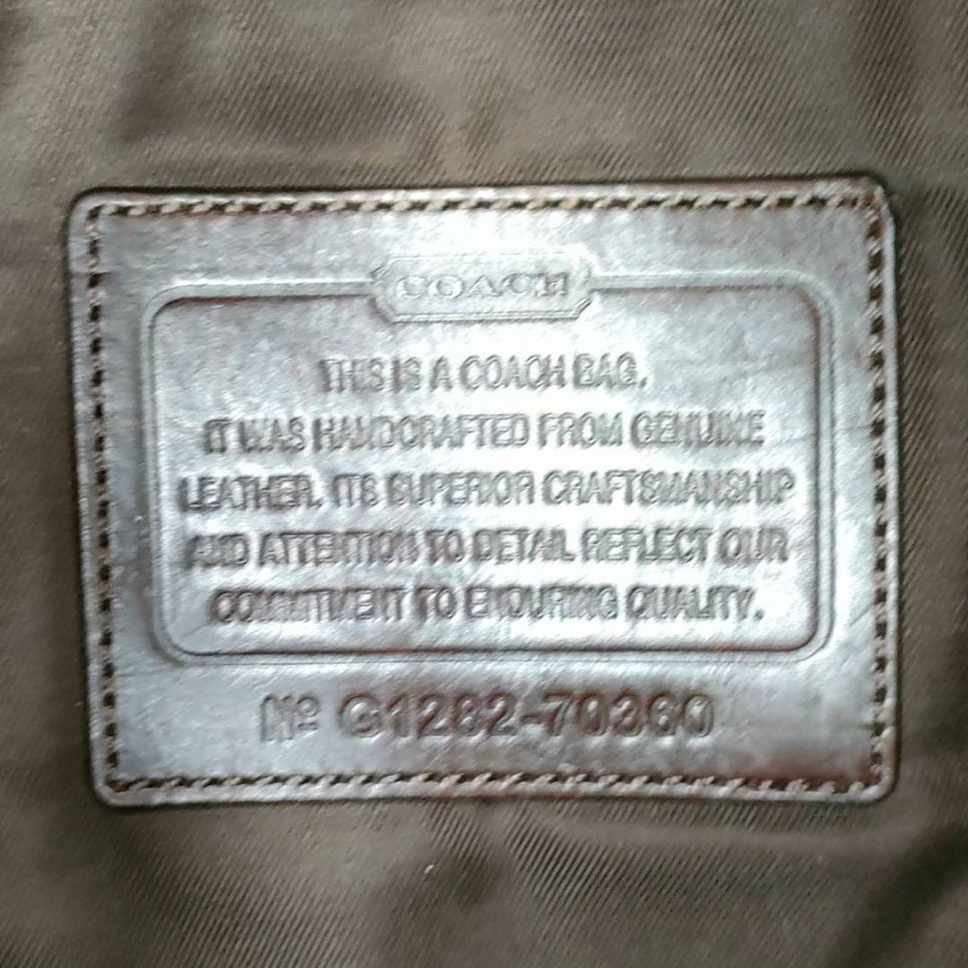 55 COACH コーチ　レザー　ボディーバッグ