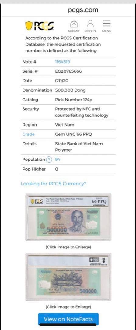 ベトナムドン ベトナム紙幣 ベトナムお金 50万ドン　外国紙幣　(セール中)