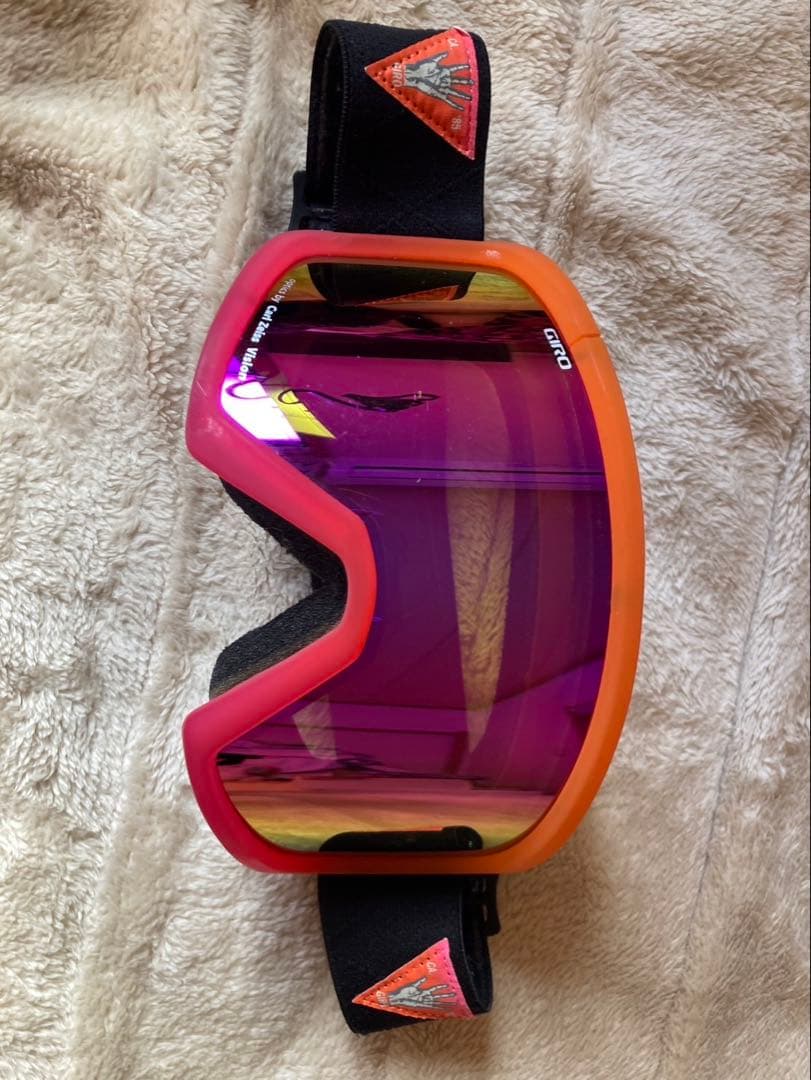 Giro ゴーグル パープルレンズ オレンジフレーム