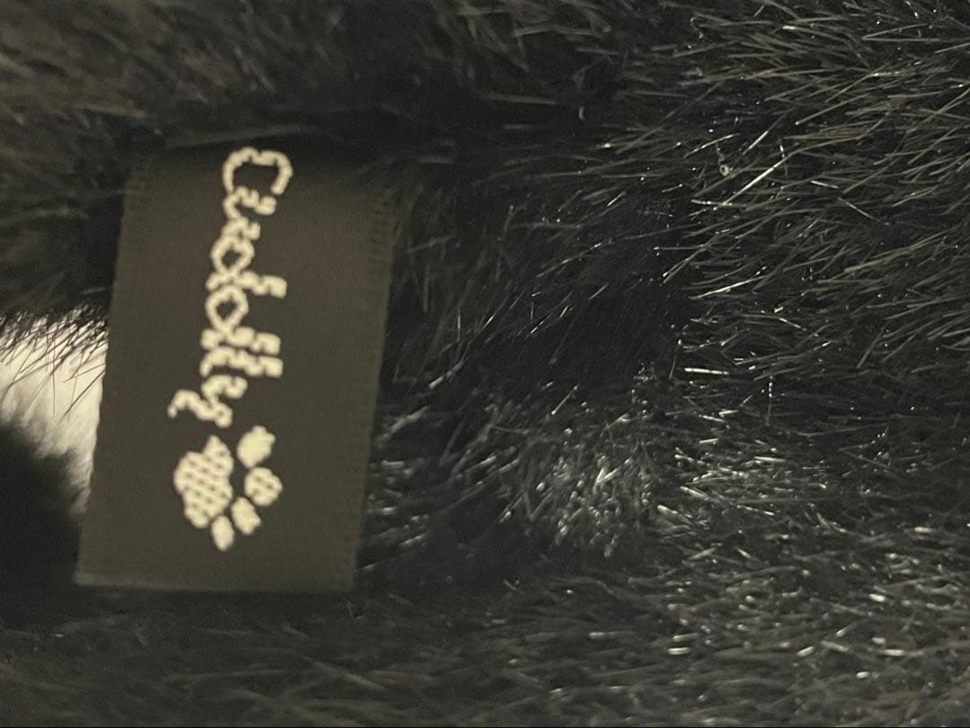 カドリー　黒猫のぬいぐるみ