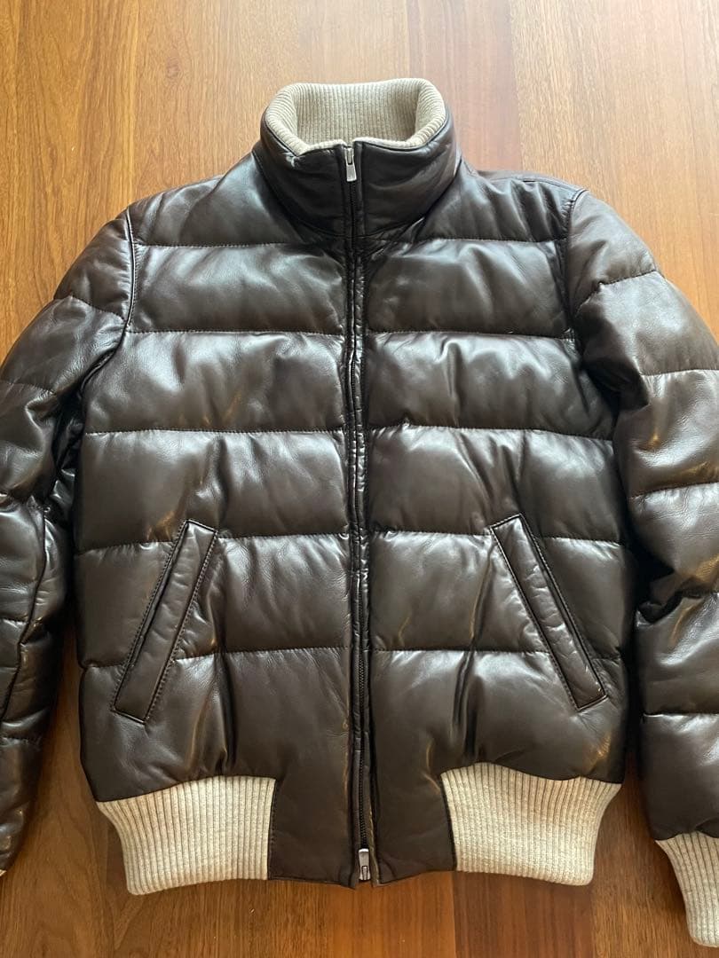 Salfra サルフラ レザーダウンジャケット イタリア製 サイズ46