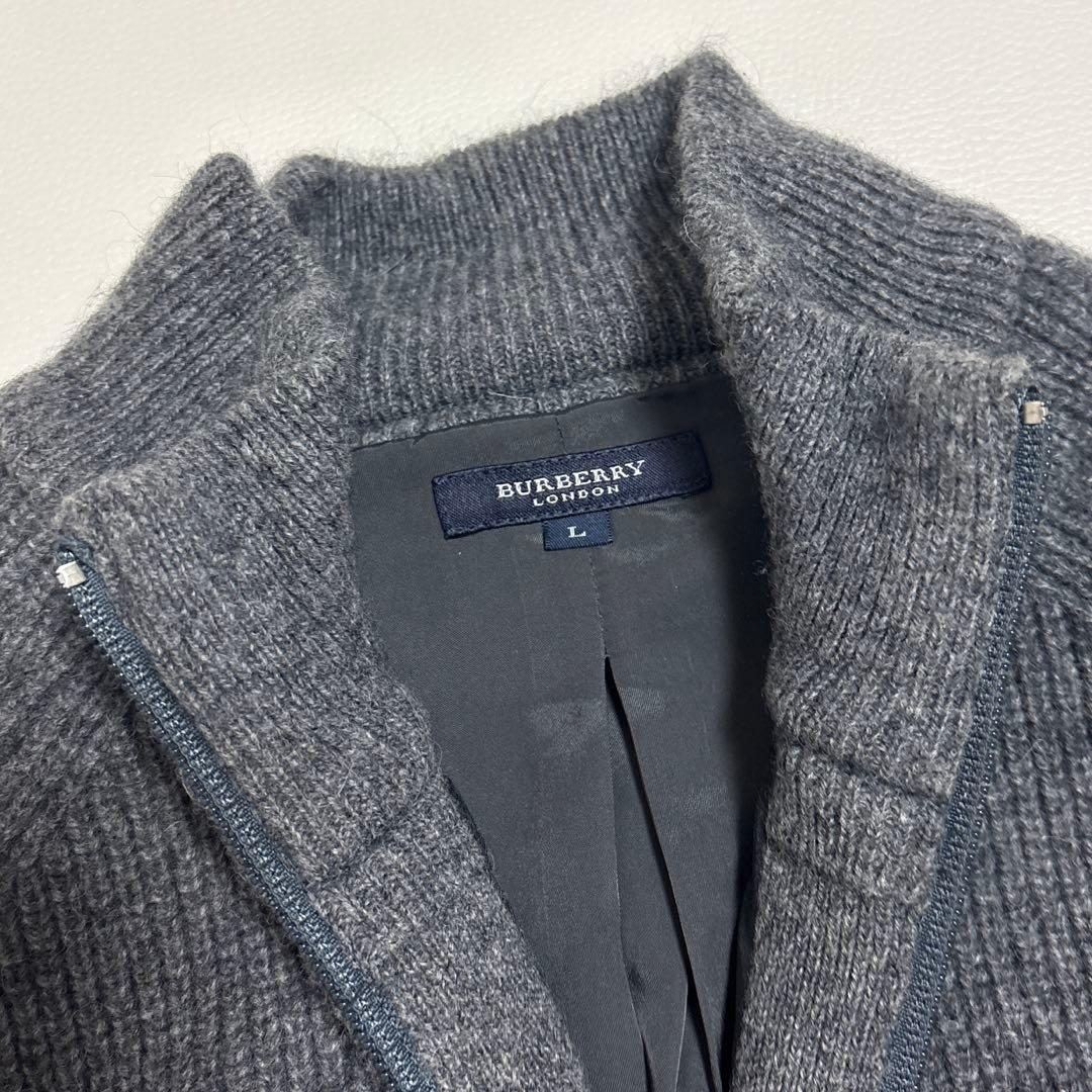 BURBERRY LONDON ウール アルパカ ドライバーズニット