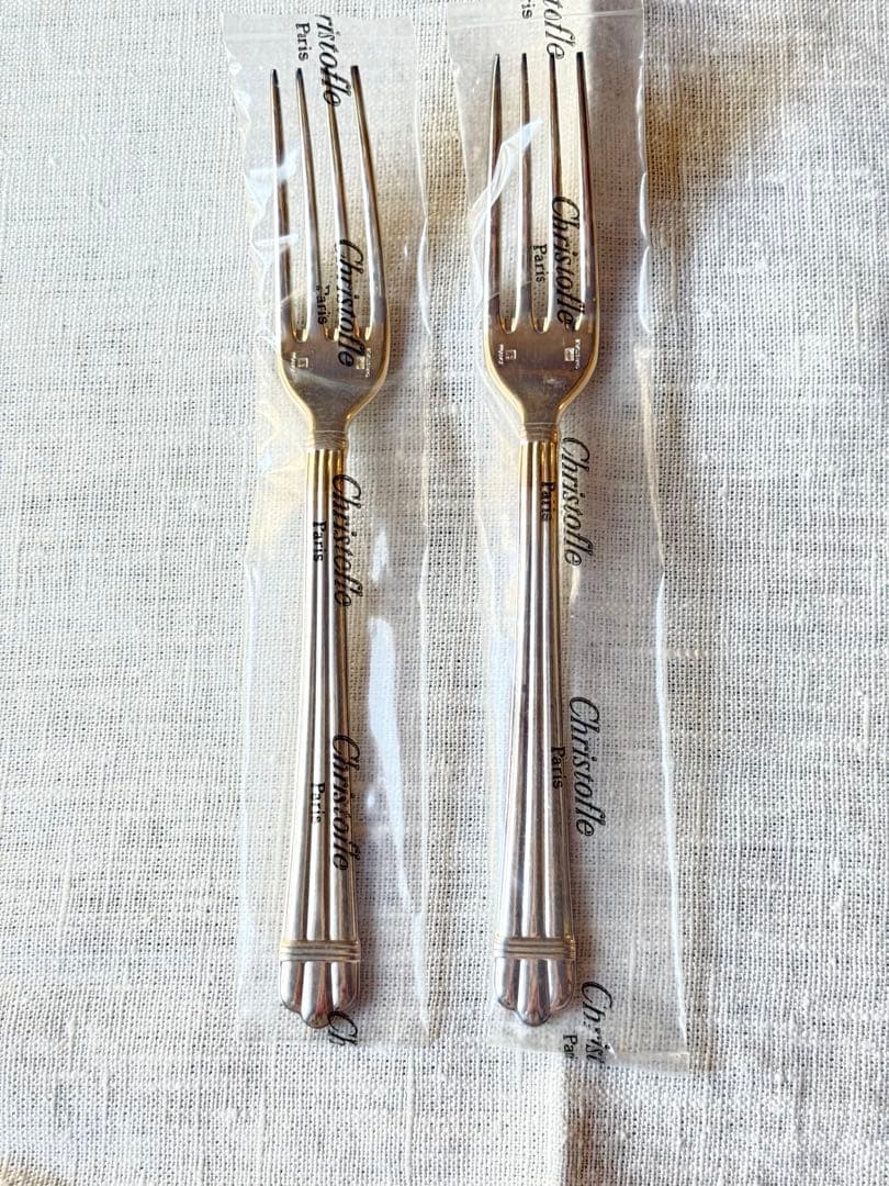 希少品　未開封クリストフルカトラリー　アリアシリーズ6本セット