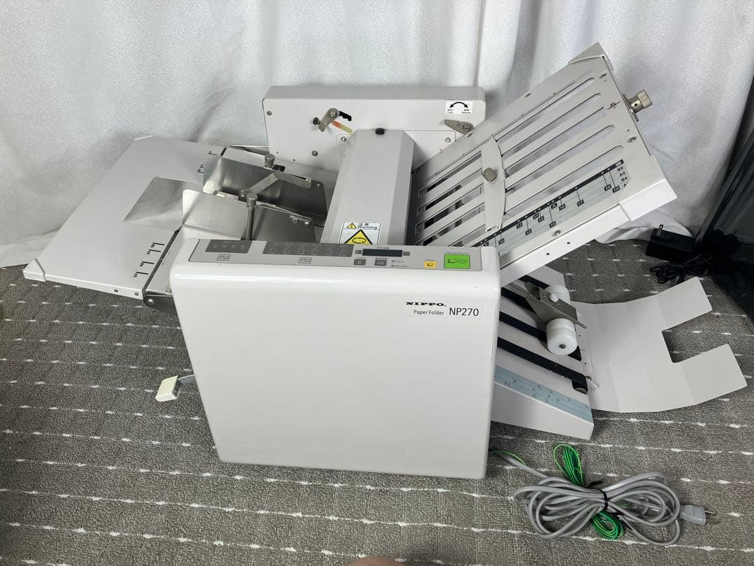 最終値下げ　NIPPO 紙折機 NP270 業務用 オフィス用 自動紙折り機