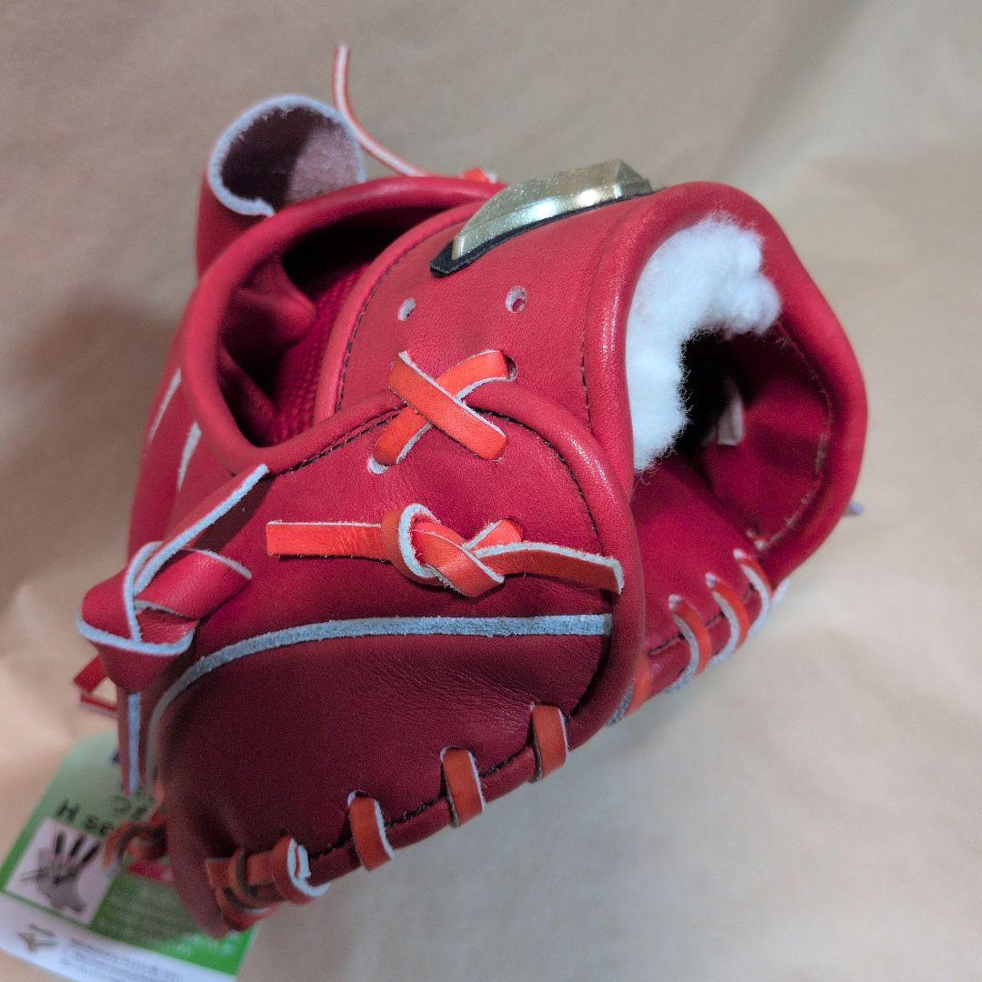 ミズノ:右投げ用:硬式用グラブ:投手用:サイズ11:色:ラディッシュ