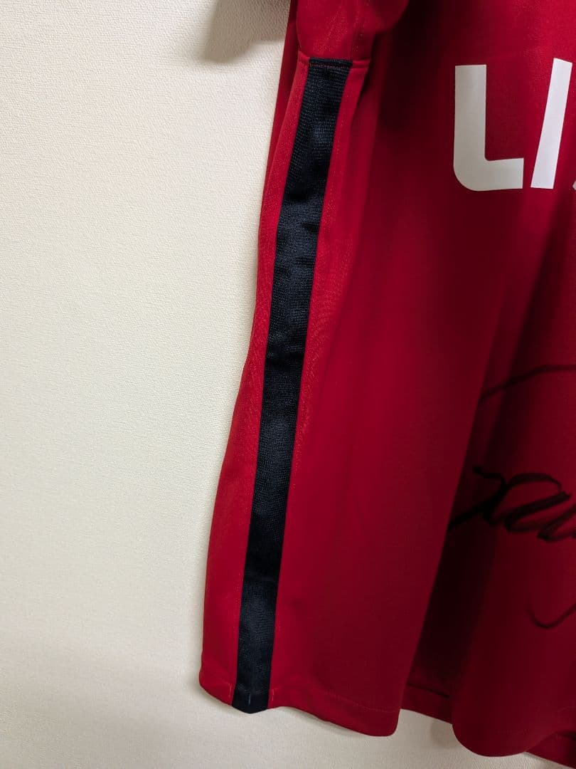 【鹿島アントラーズ】鈴木優磨選手サイン入り　ハーフタイム抽選会当選ユニフォーム