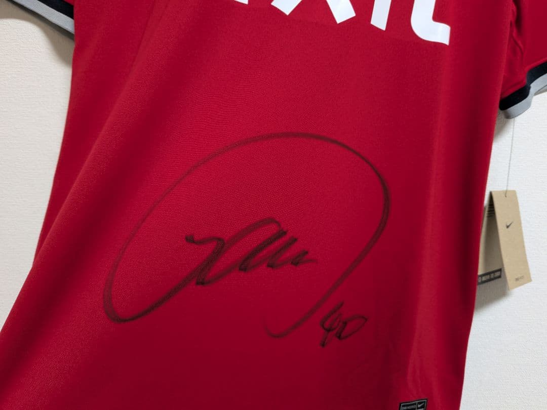 【鹿島アントラーズ】鈴木優磨選手サイン入り　ハーフタイム抽選会当選ユニフォーム