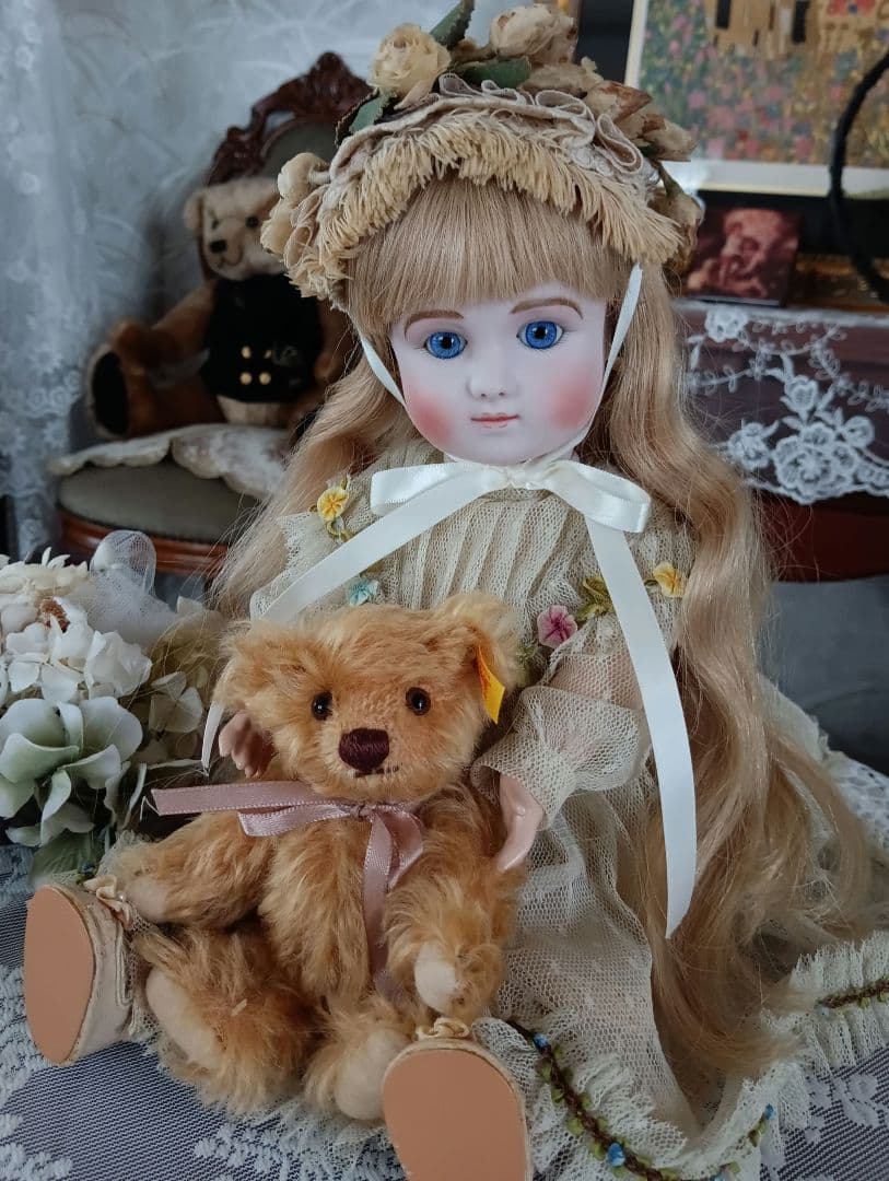 ビスクドール❤️作家ジェイミー・イングラート女史による精巧なスタイナーC　リプロ