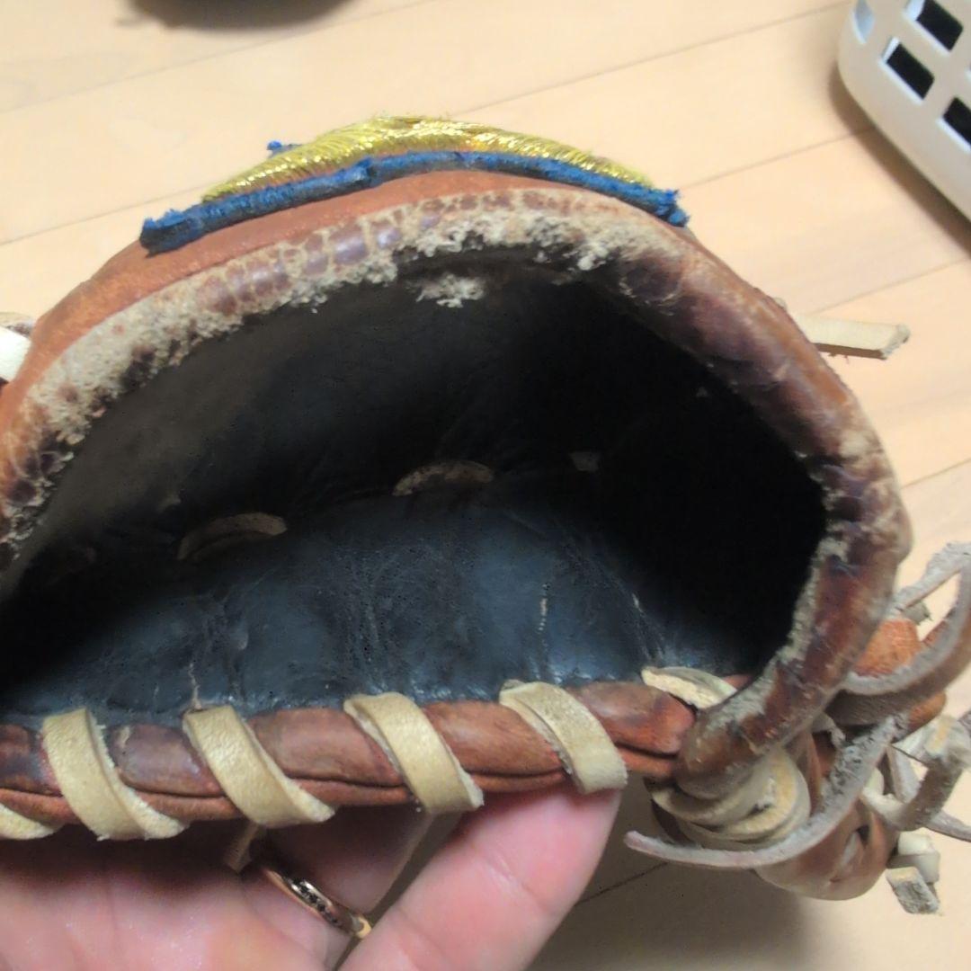 も*も様 ATOMS レザー 野球グローブ ブラウン