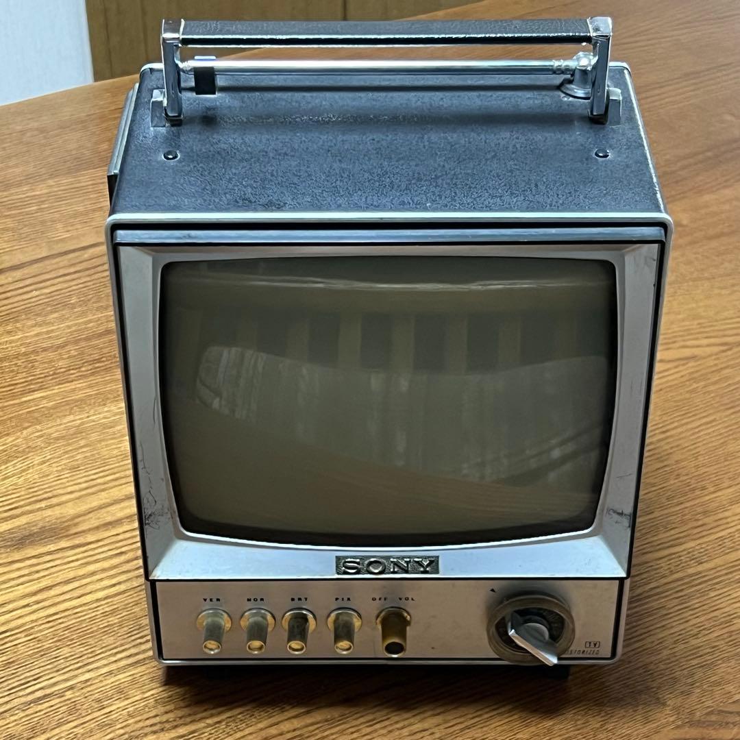 【ジャンク品】SONY トランジスターテレビ　9-304　箱付き