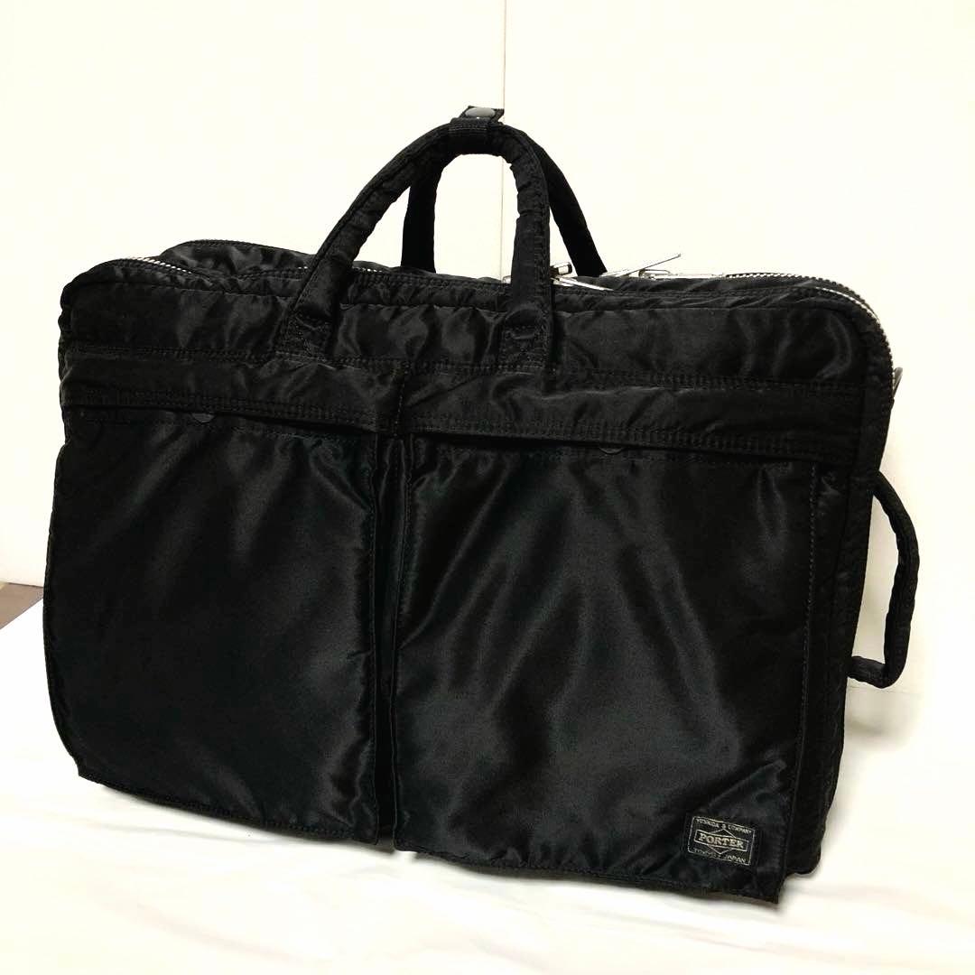 極美品✨ポーター タンカー ビジネスバッグ3way 2層 A4可 黒 吉田カバン